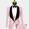 blush pink prom suit