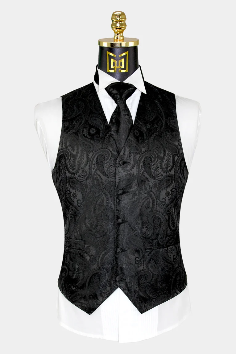 Paisley Vests & Tie Sets - Gentleman's Guru