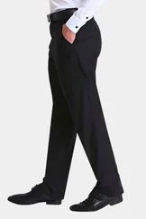 Decible Polyster Blend FormalTrousers For Man |formal pants black | black  pant | trousers for men | office pant 