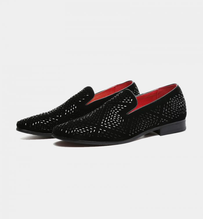 rhinestone loafers