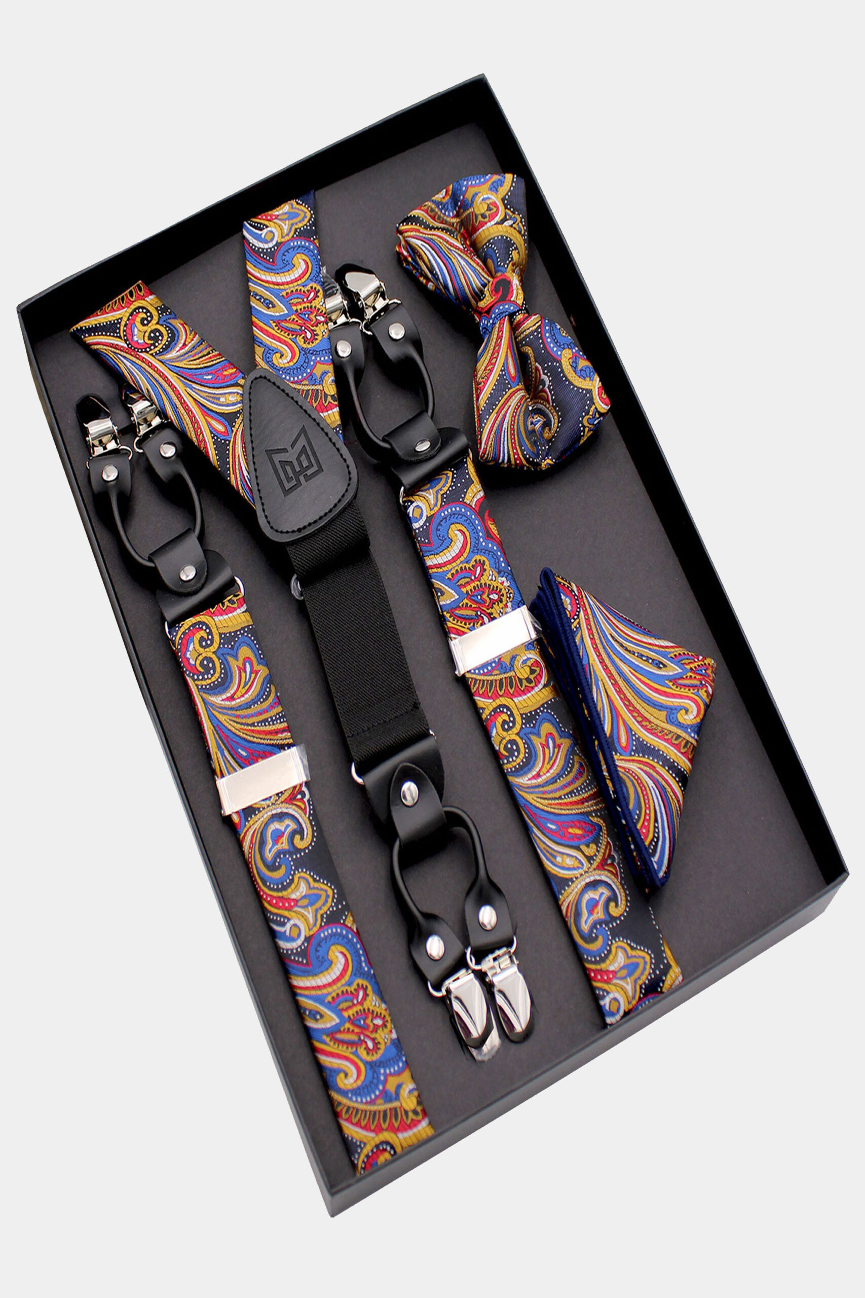 Violet Bow Tie and Suspenders Set | Gentleman's Guru