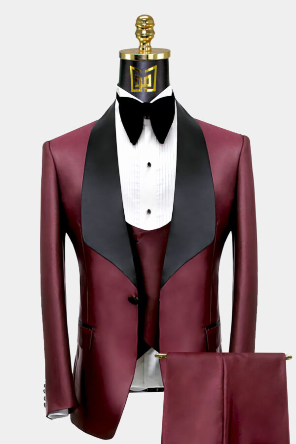 Burgundy Velvet Tuxedo Jacket | Gentleman's Guru