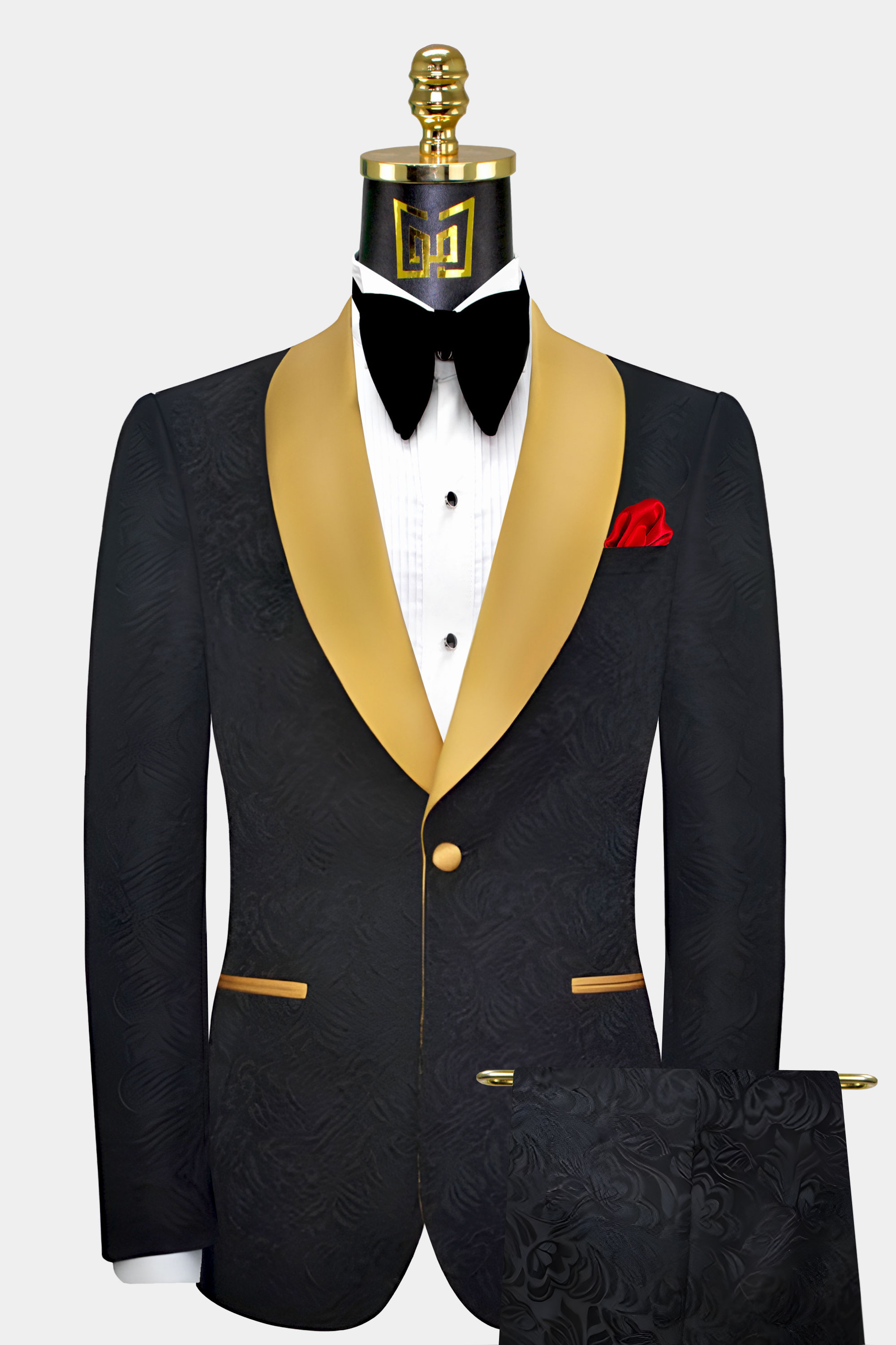 Black and gold outlet outfit ideas for guys