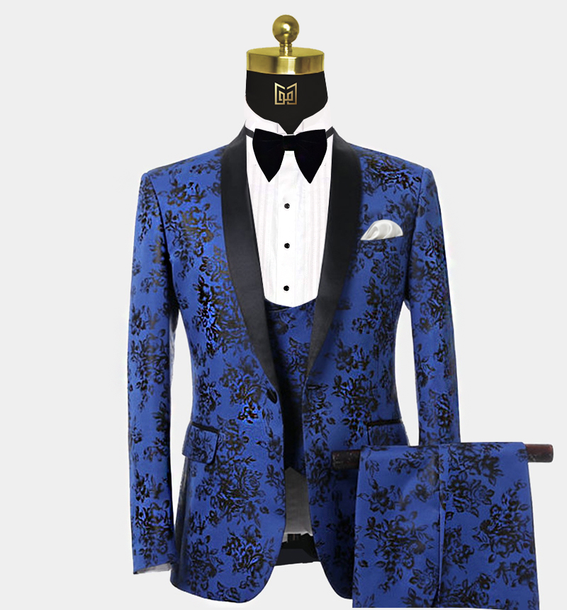 Royal blue prom outlet jacket