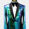 Blue and Green Tuxedo Jacket Gentleman s Guru