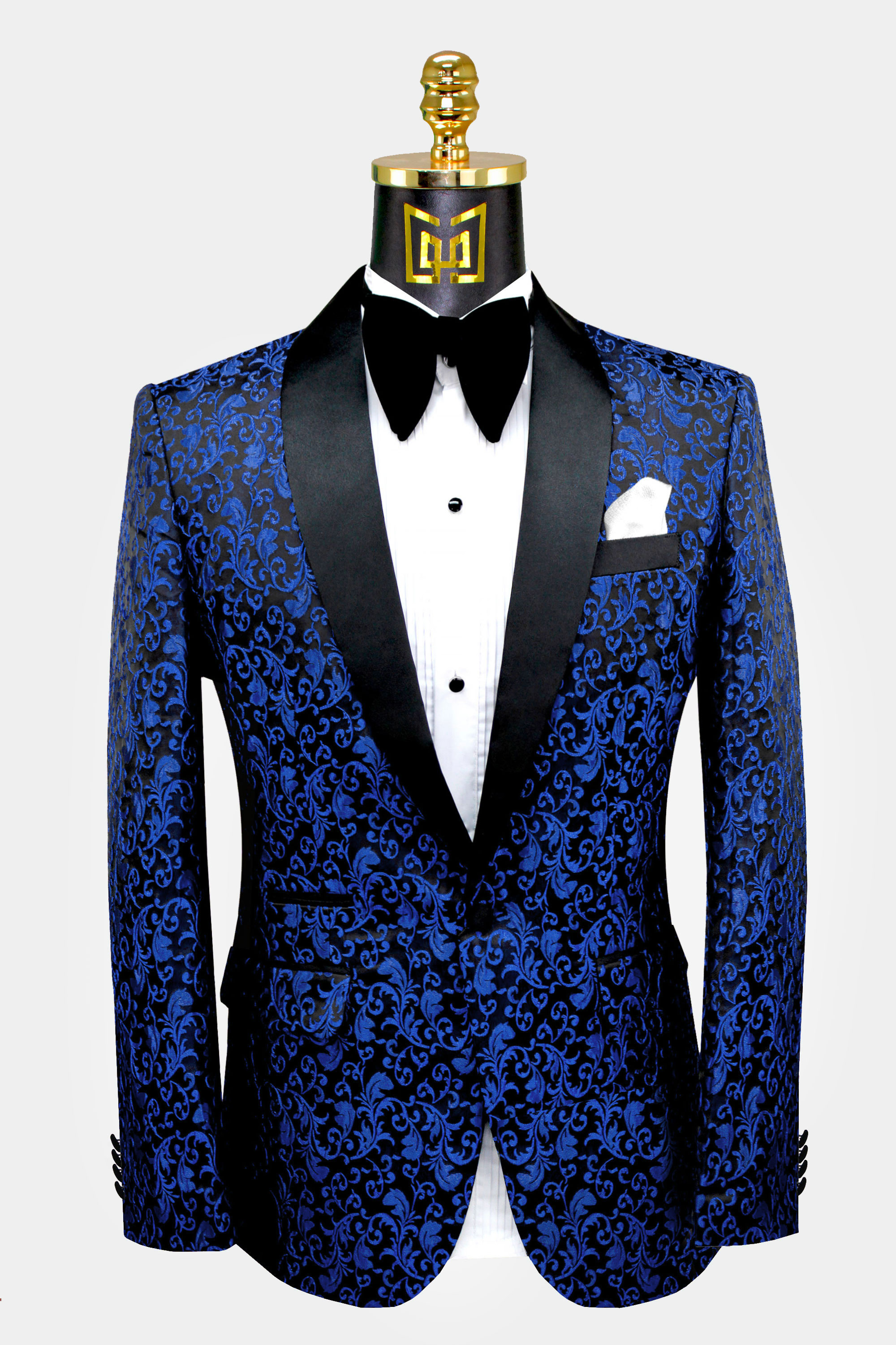 Blue prom clearance suit ideas