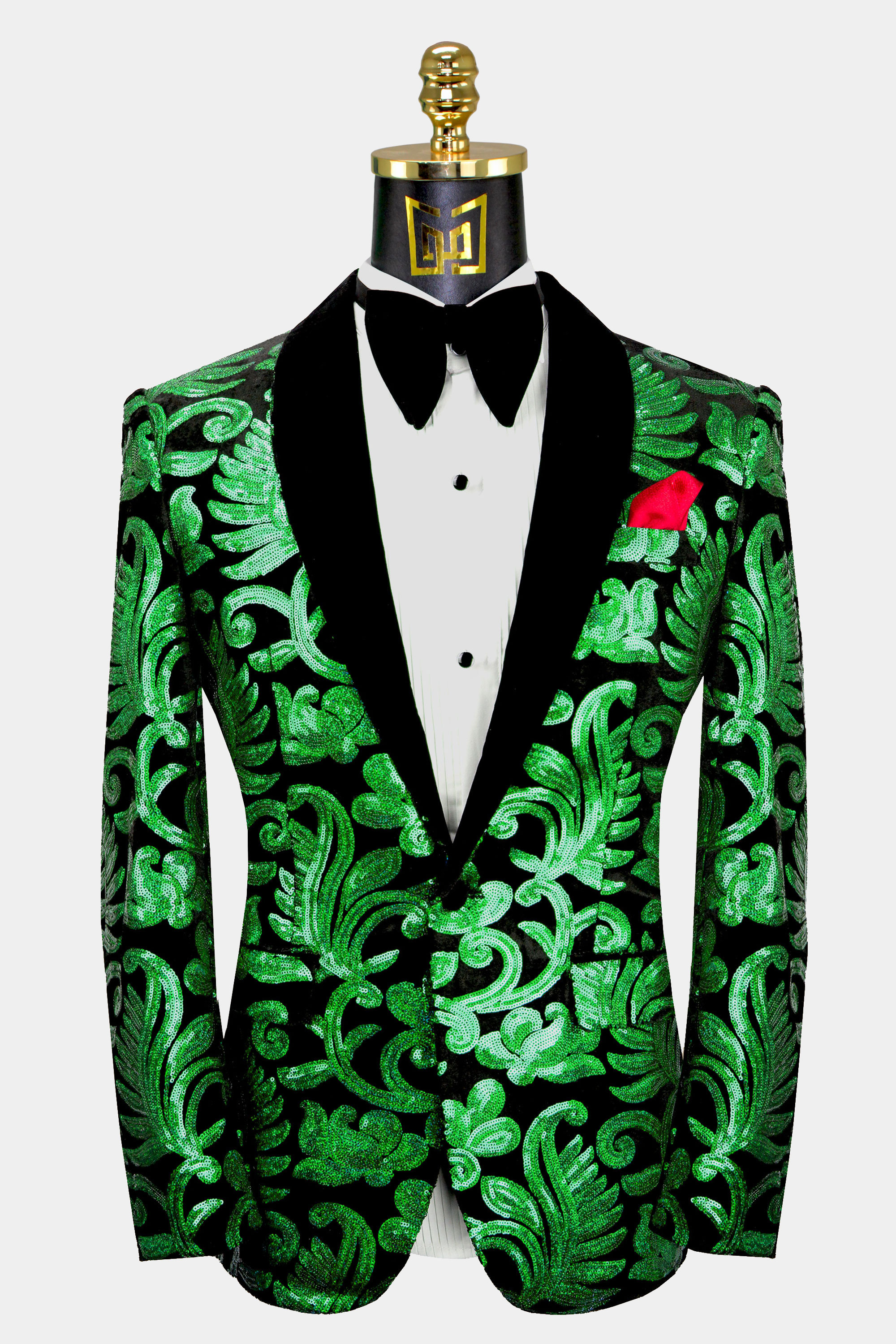 jade color suit