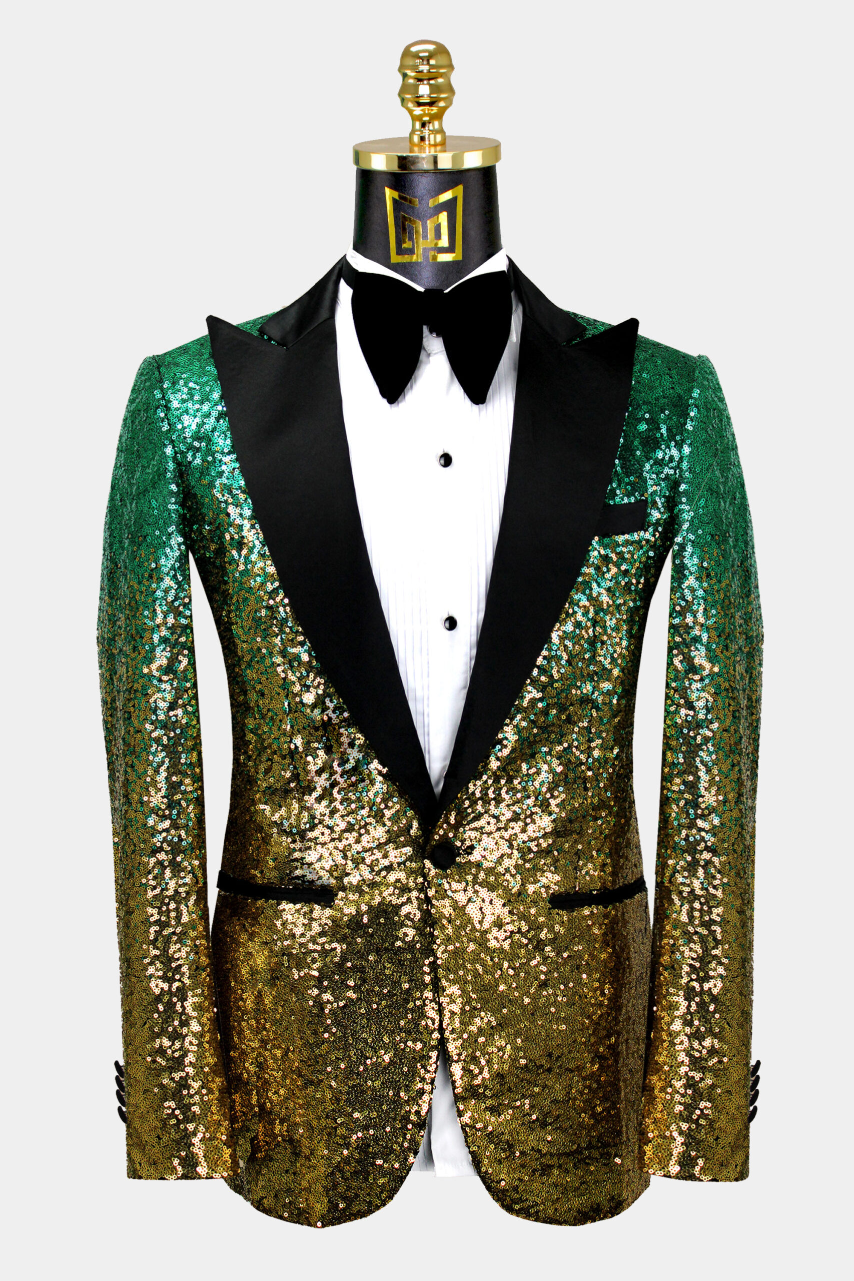 Hot Gold Tuxedo Dinner Jacket