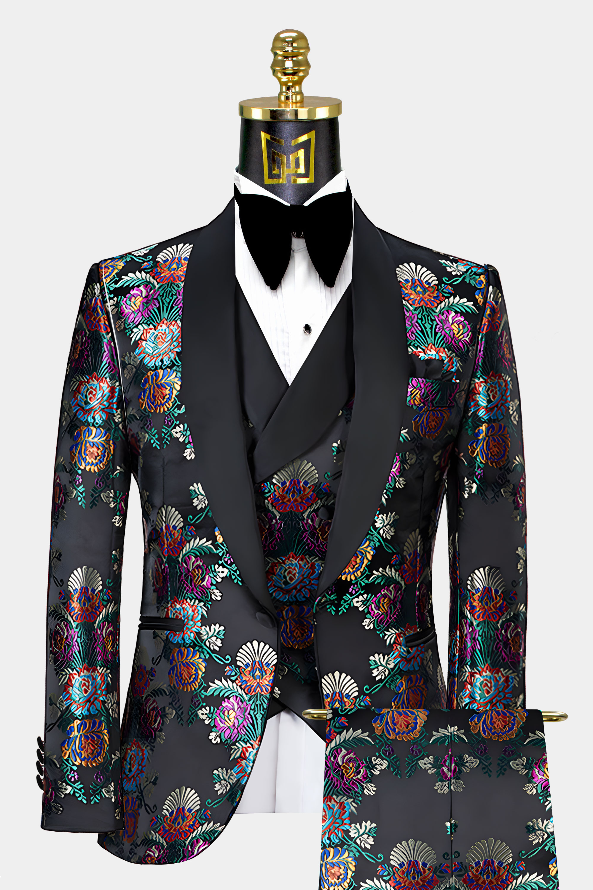 Black prom store suit