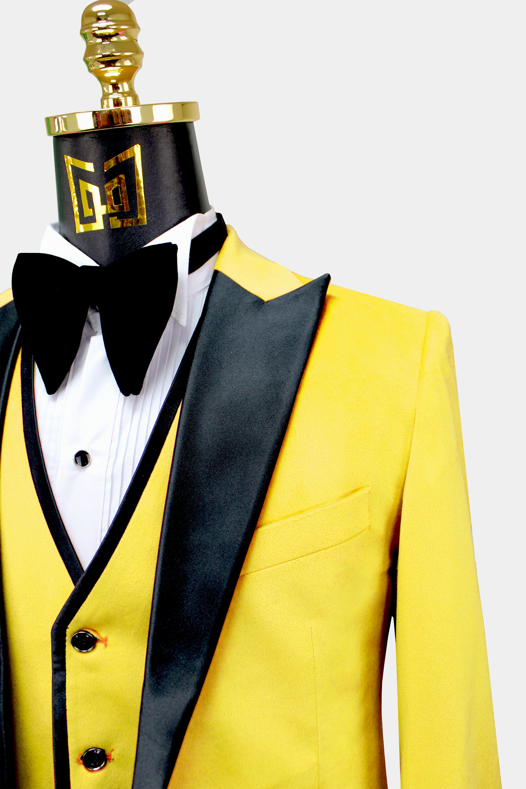 Yellow tuxedo sale jacket