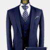 3 Piece Navy Blue Suit | Gentleman's Guru