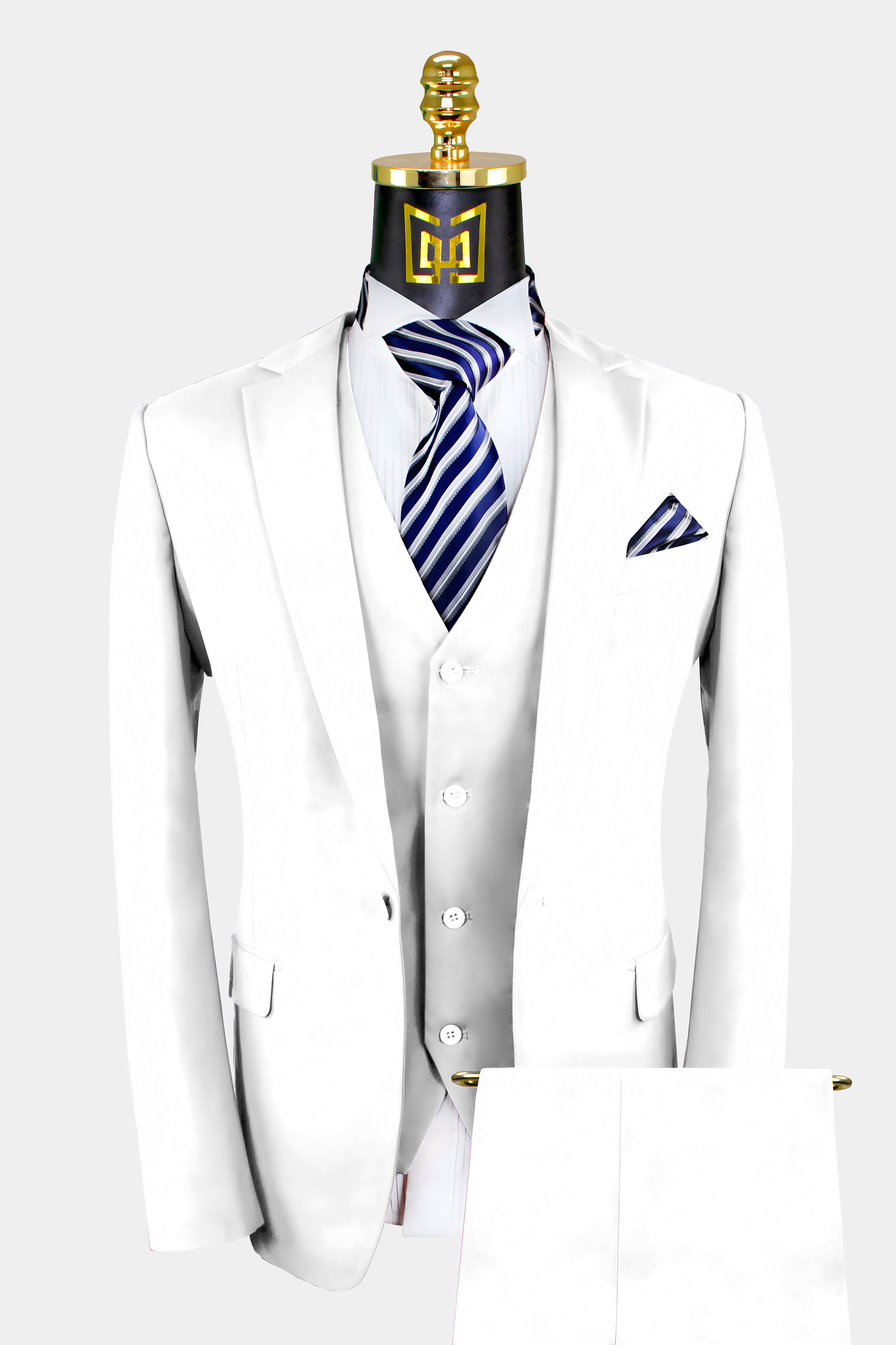 white tuxedo black shirt