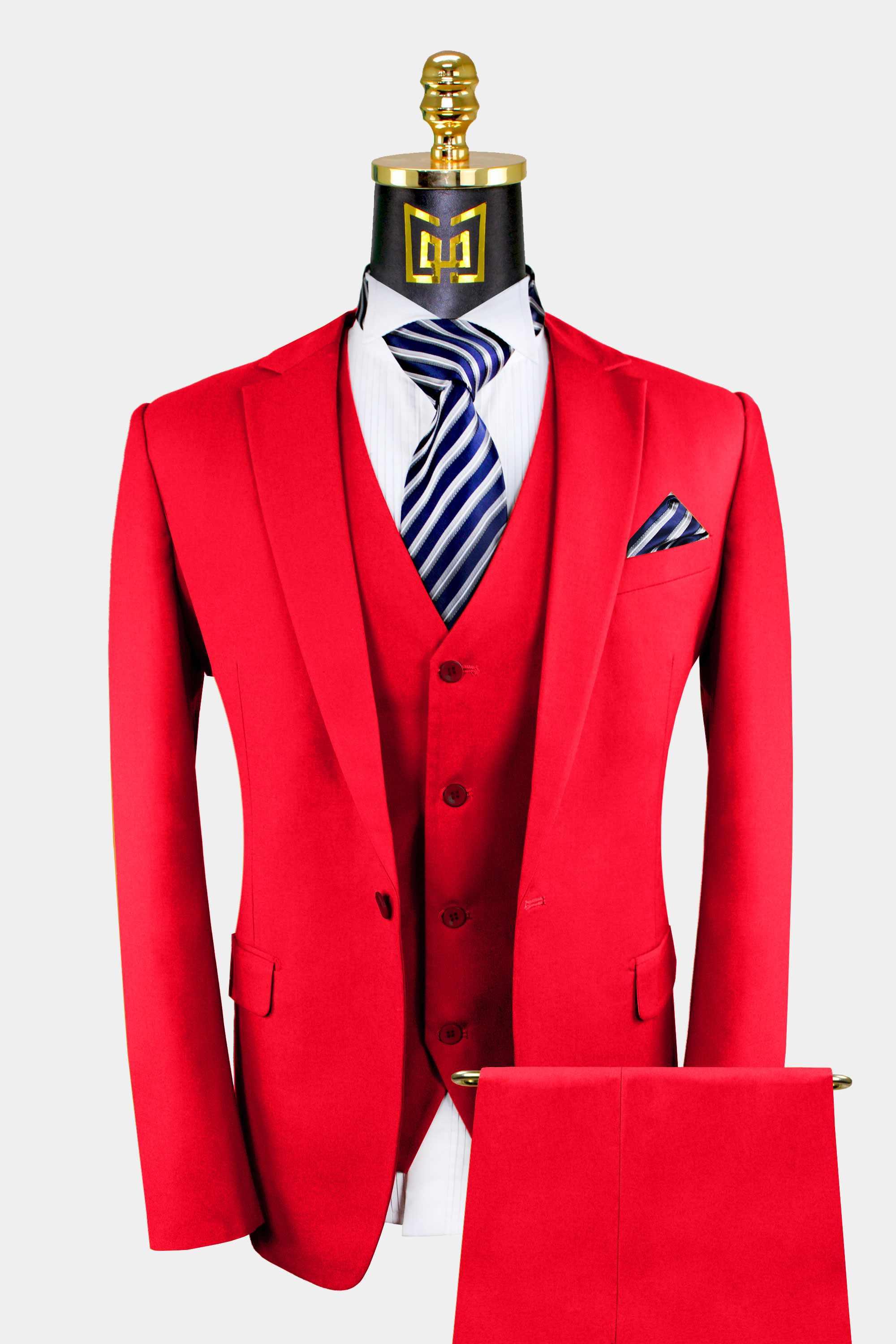 A on sale red suit