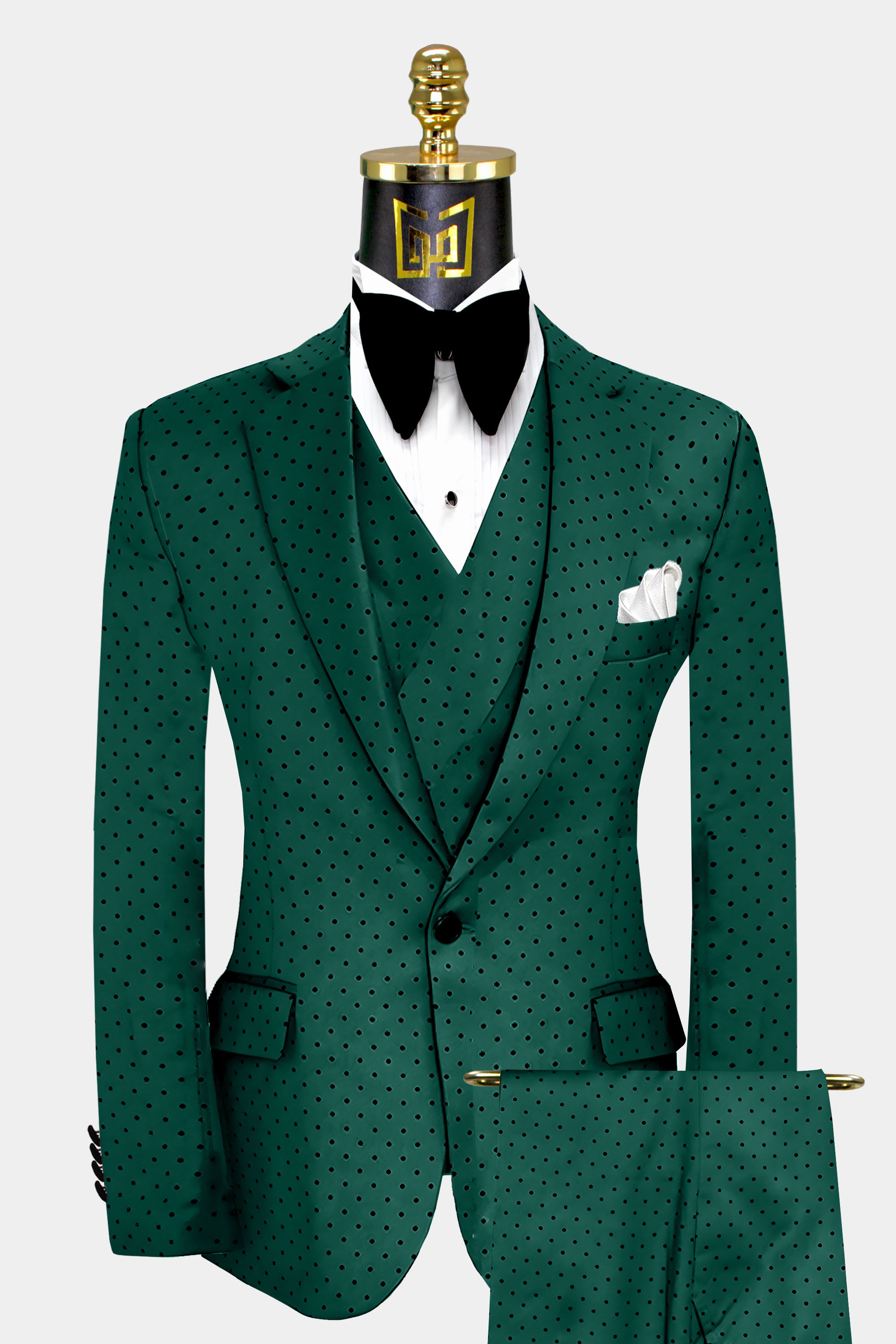 emerald color suit