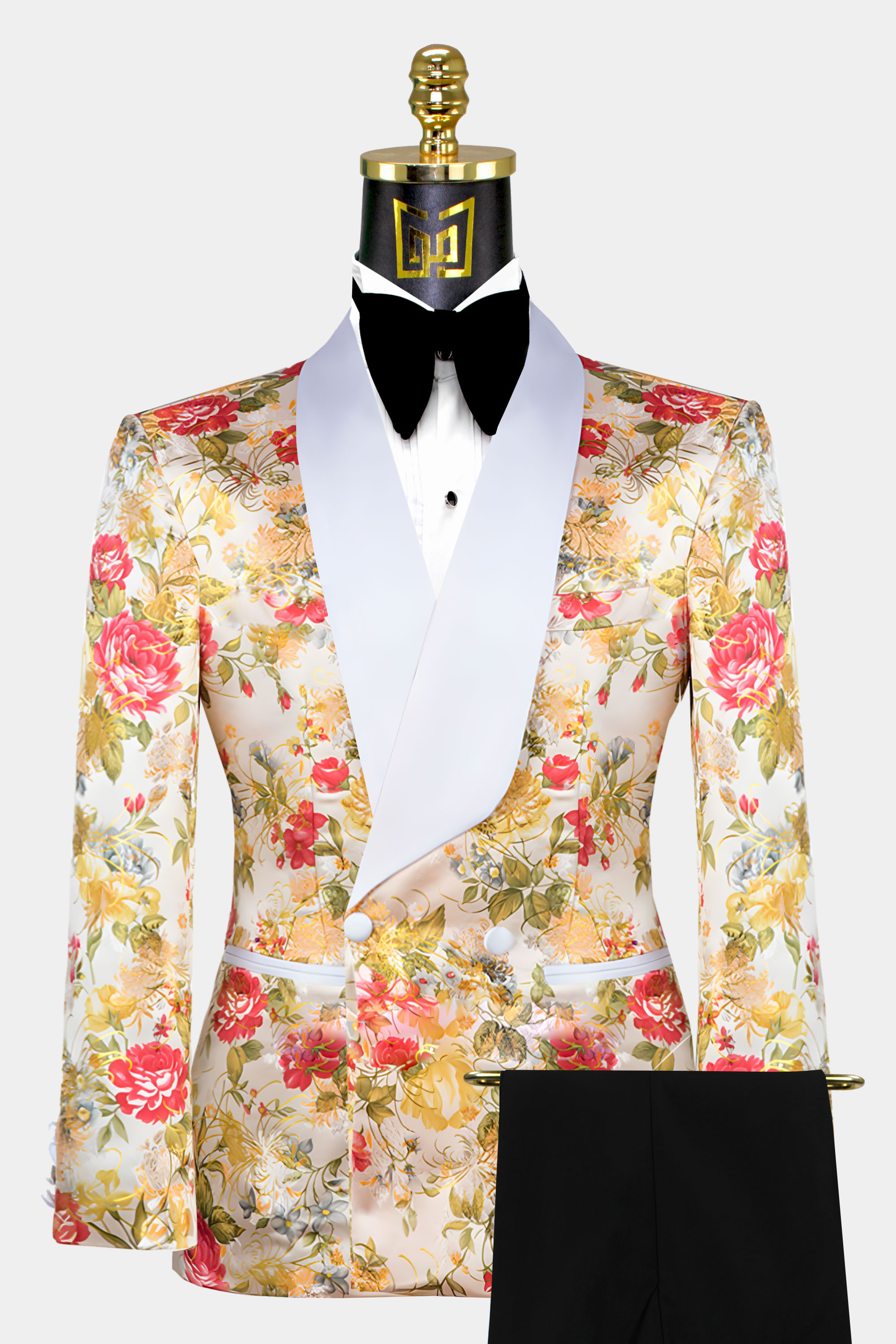 Black and hotsell yellow prom suit