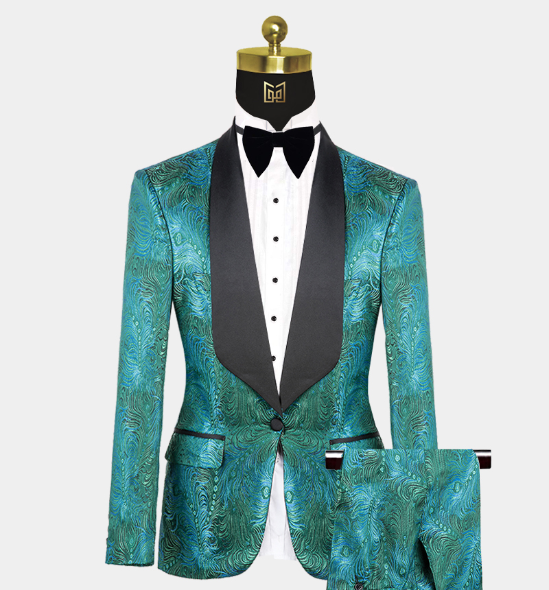 emerald green prom suit jacket