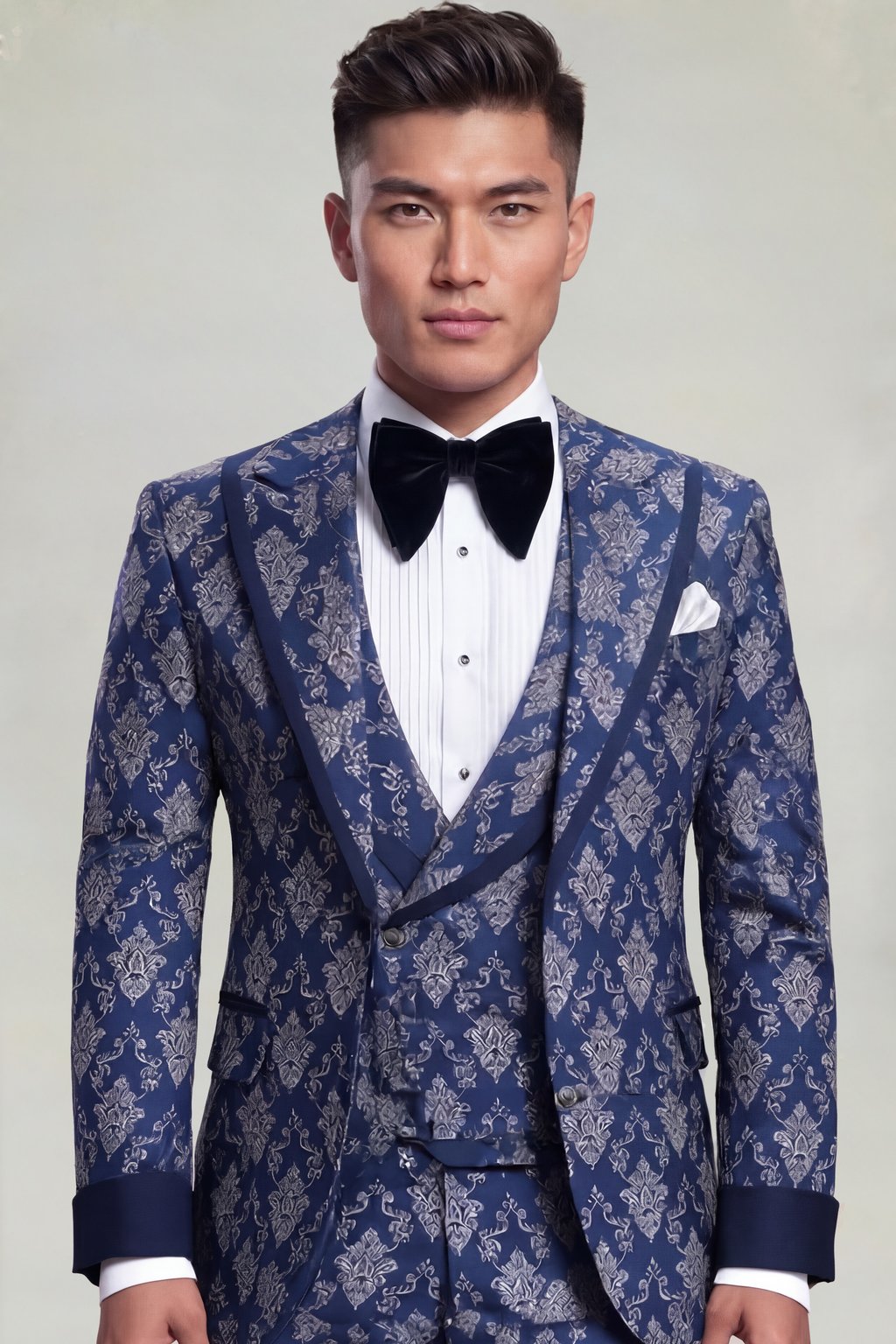 NAvy-Blue-Grey-Tuxedo-Groom-Wedding-Suit-from-Gentlemansguru.com