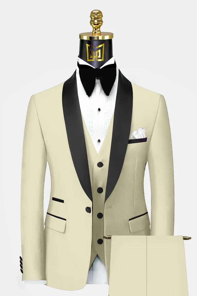 Classy Rustic Grey Wedding Tuxedos Wool Herringbone Tweed Custom Made Slim  Fit Men's Suit (Vest +Pants ) Farm Prom Groom Attire Plus Size