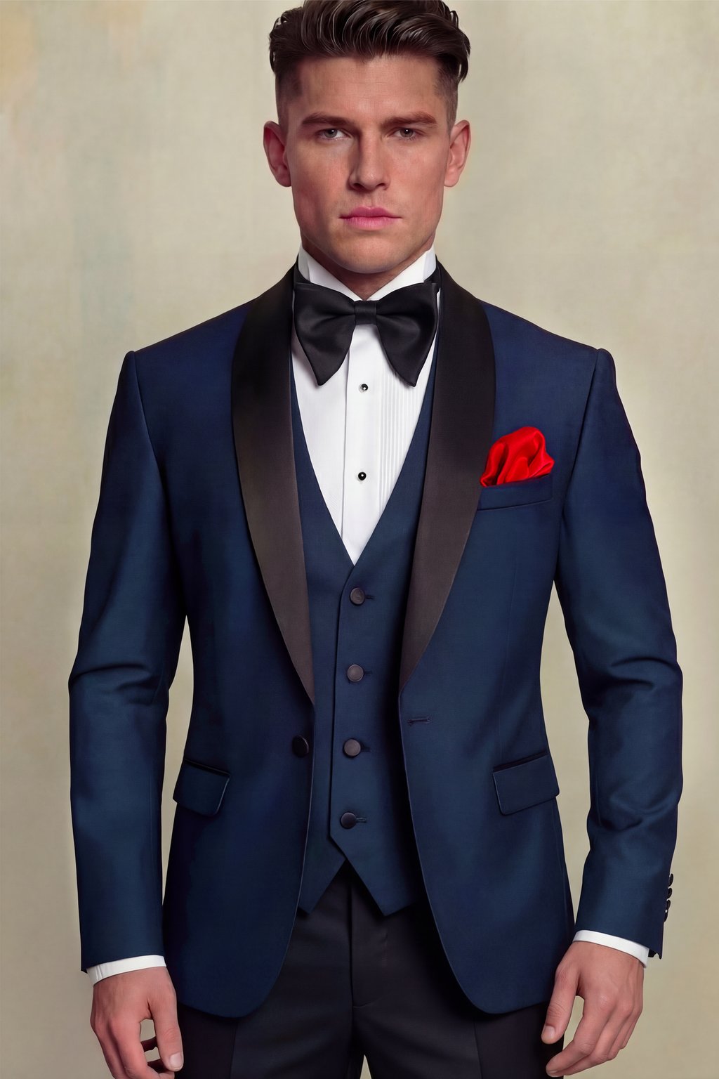Mens-NAvy-Blue-Tuxedo-With-Black-Shawl-Lapel-Groom-Wedding-Suit-from-Gentlemansguru.com