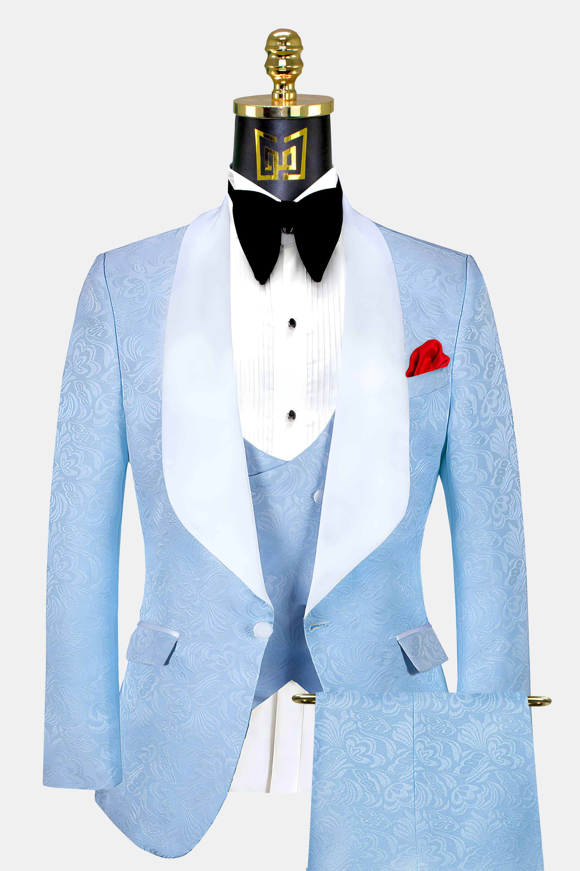 Electric Blue Prom Tuxedos