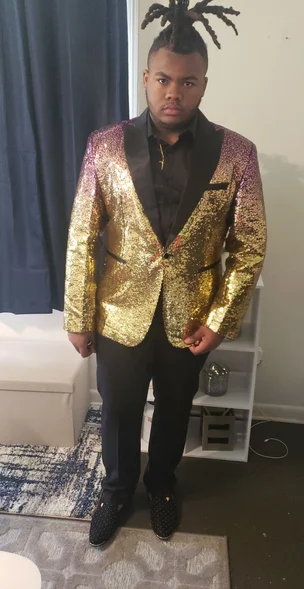 Purple and Gold Tuxedo Jacket Gentleman s Guru