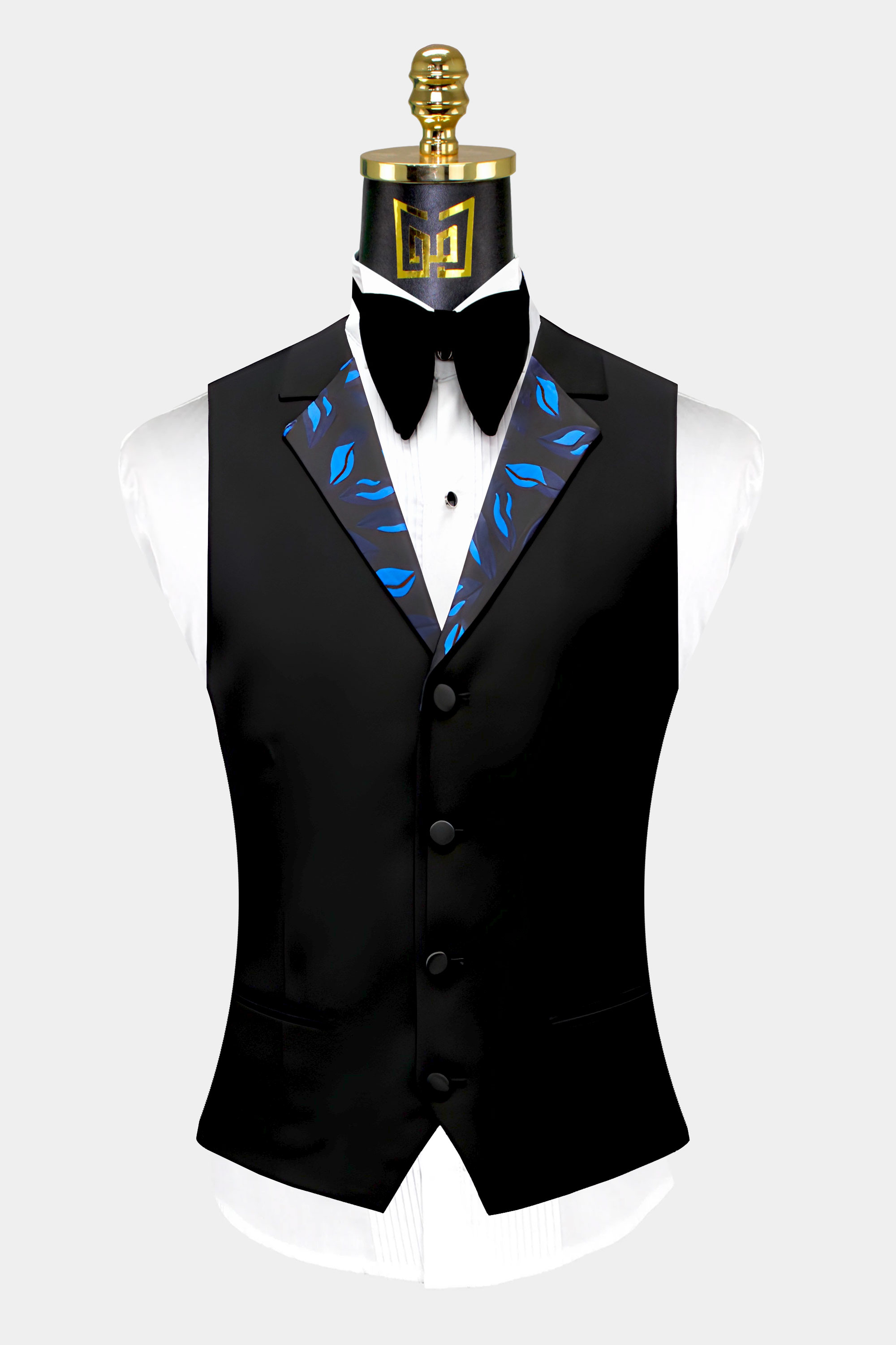 Navy best sale tuxedo vest