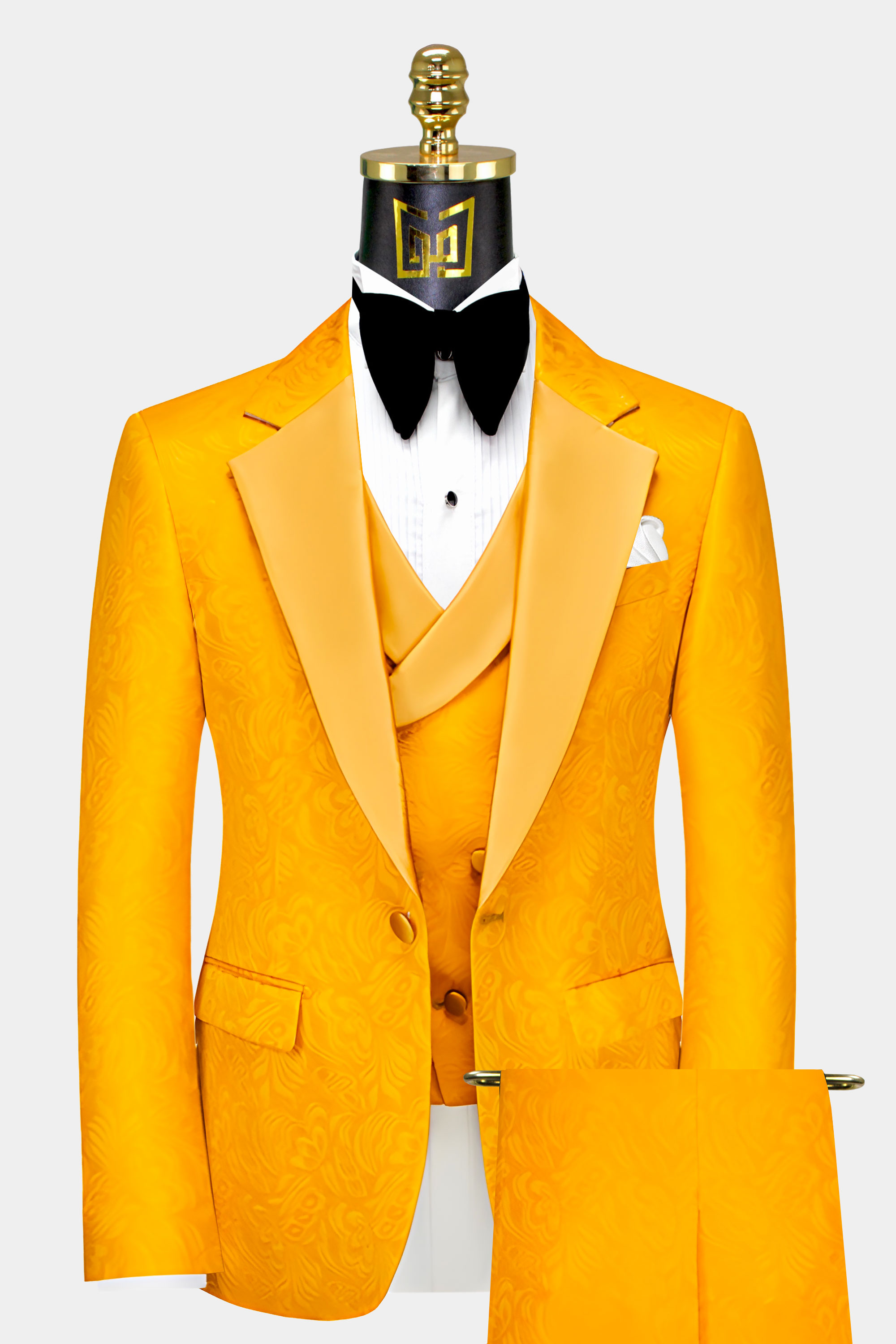 White and yellow on sale tuxedo