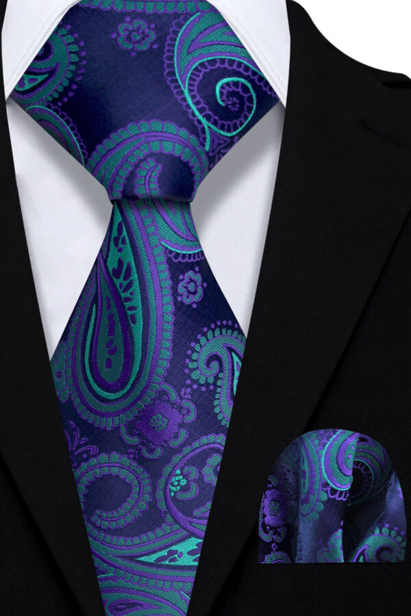 Aqua Blue Tie and Pocket Square Set | Gentleman's Guru