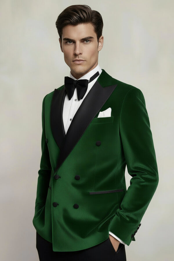 Blue and Green Tuxedo Jacket | Gentleman's Guru
