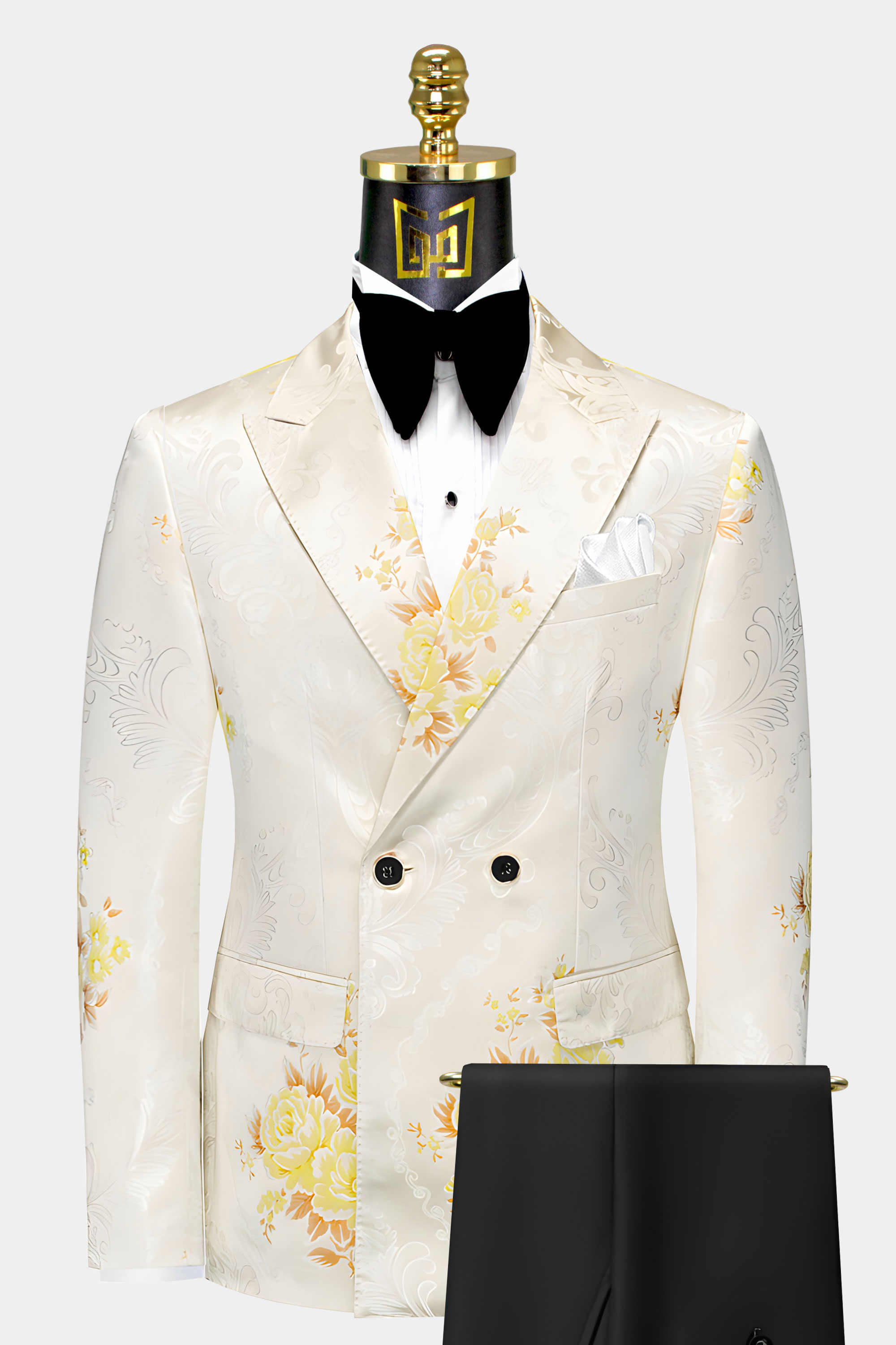 cream suit jacket