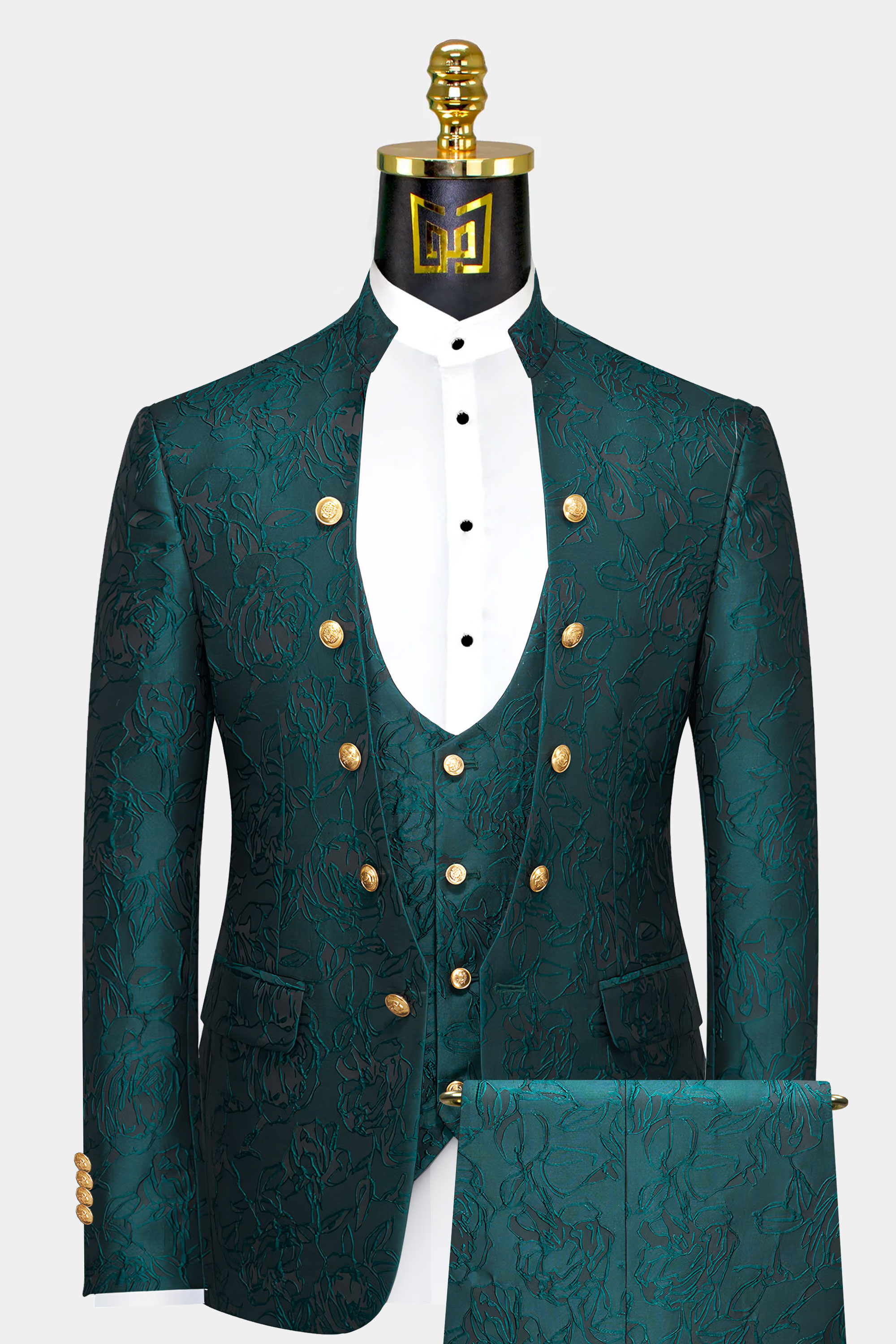 Emerald Green Prom Suits