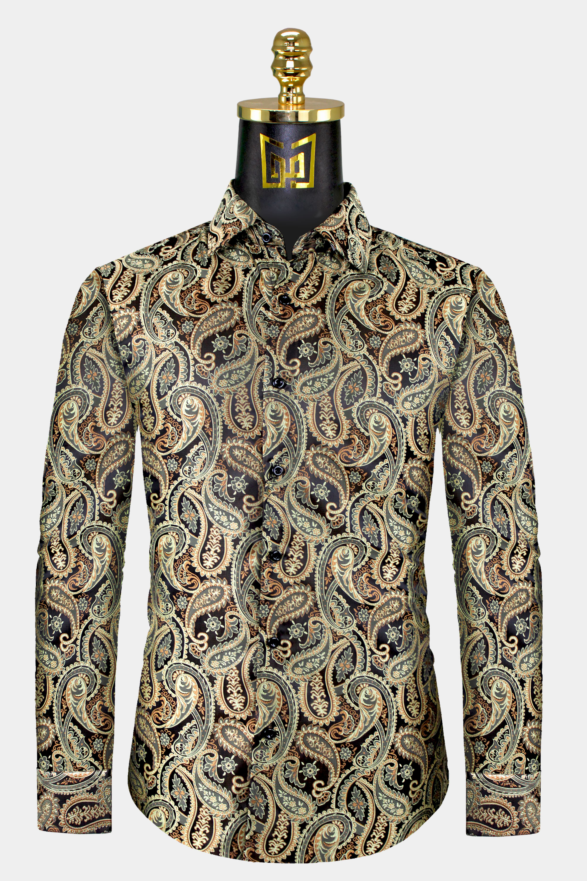 Men's Green Paisley Shirt | Gentleman's Guru