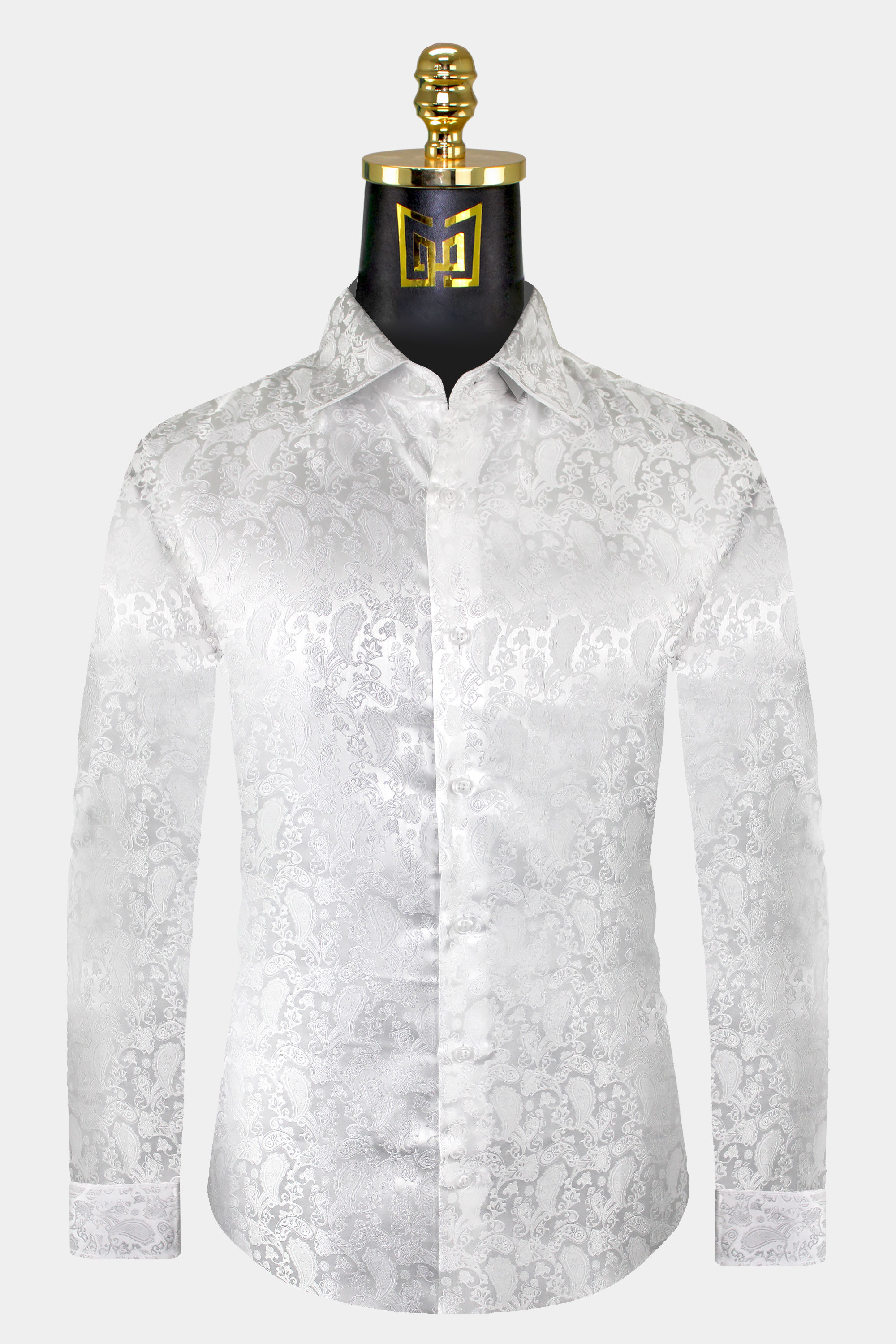 White shirt for hotsell men chinese collar